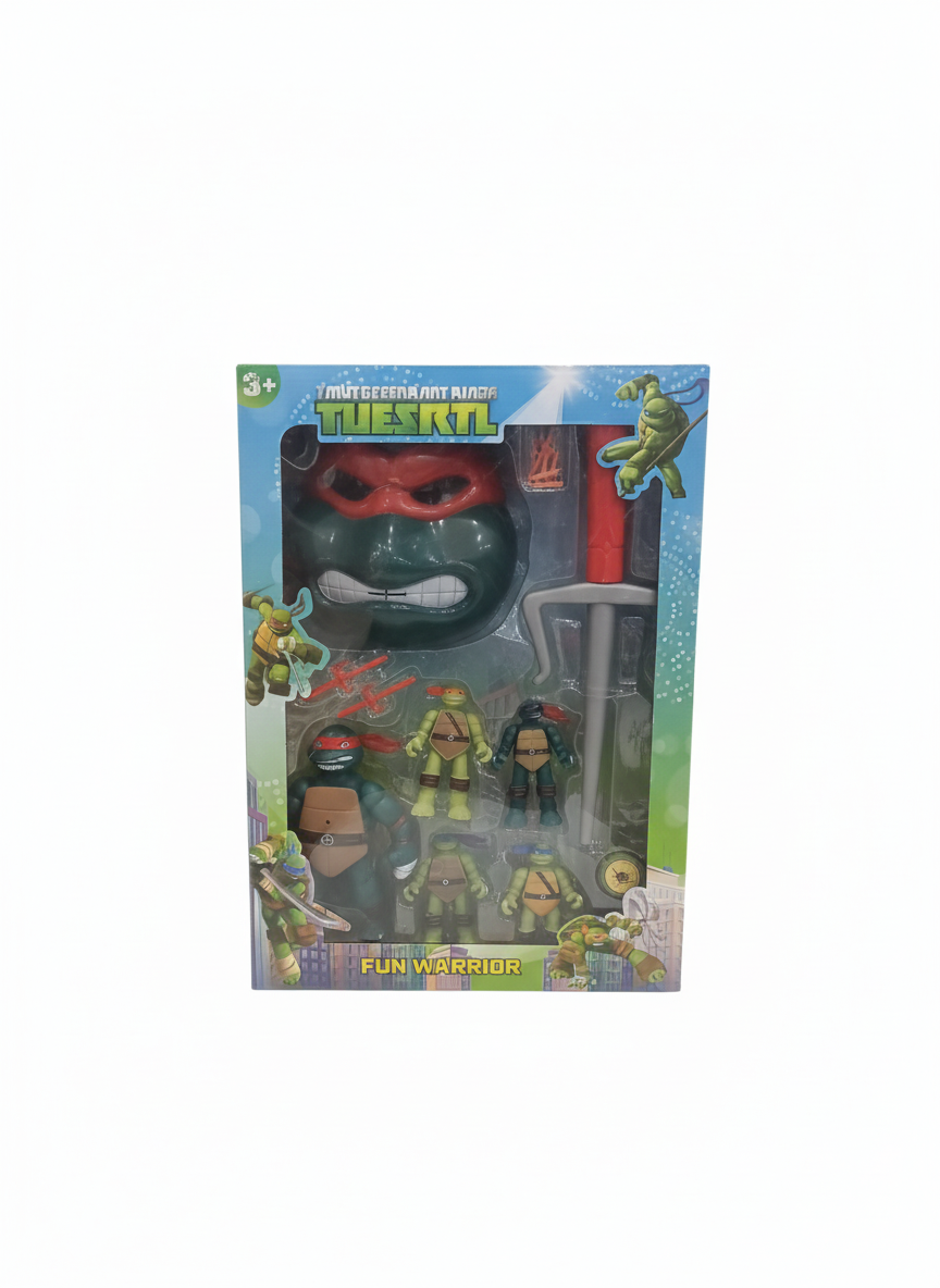 TMUTGEEENA ANT AINJA TUESRTL Fun Warrior