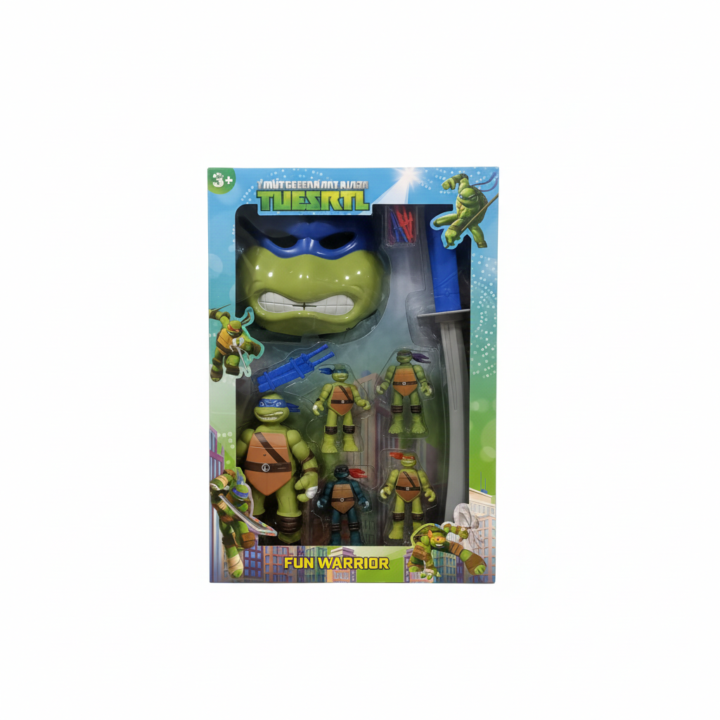 TMUTGEEENA ANT AINJA TUESRTL Fun Warrior