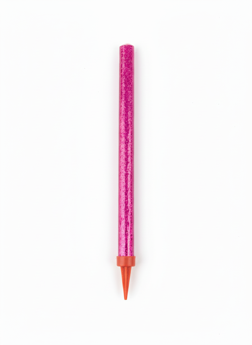 Pink Glitter Celebration Sparkler