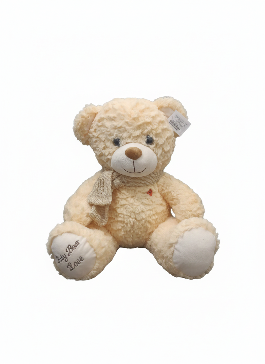 My Bear Love White Teddy Bear 33cm