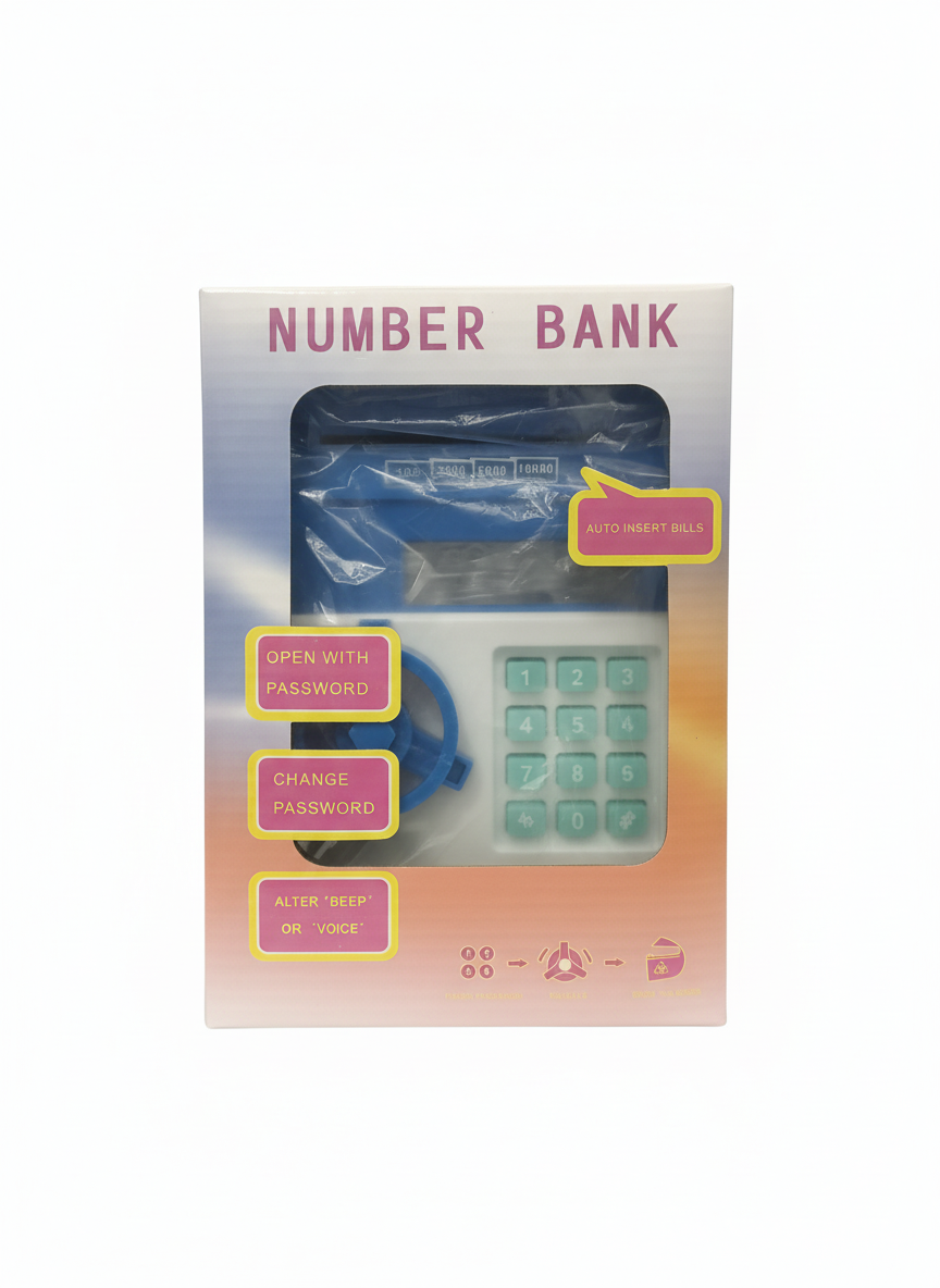 Electronic ATM Piggy Bank Safe
