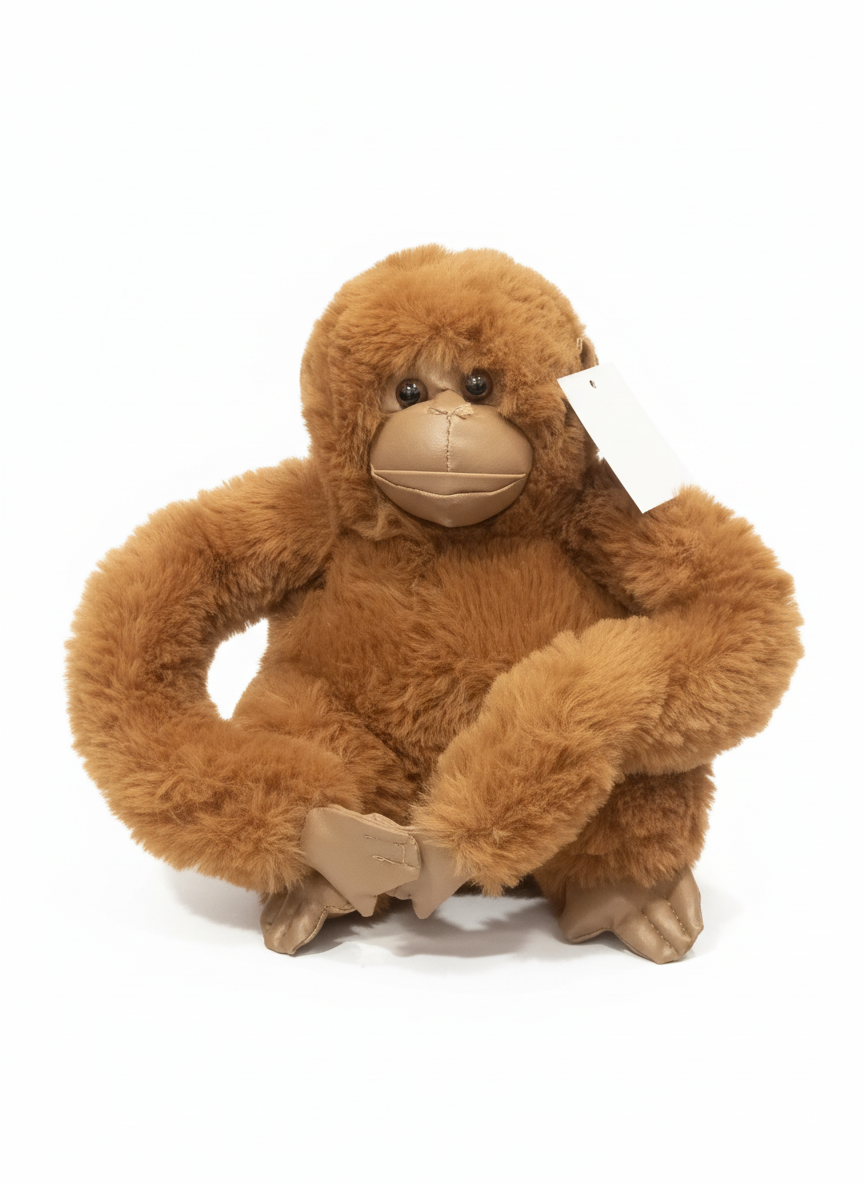 Cuddly Orangutan Stuffed Animal 20 Cm