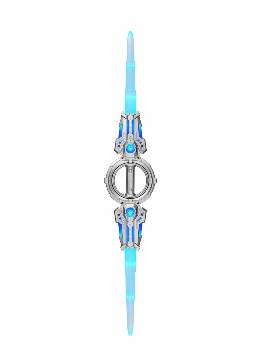 Light-Up Double Bladed Saber Toy