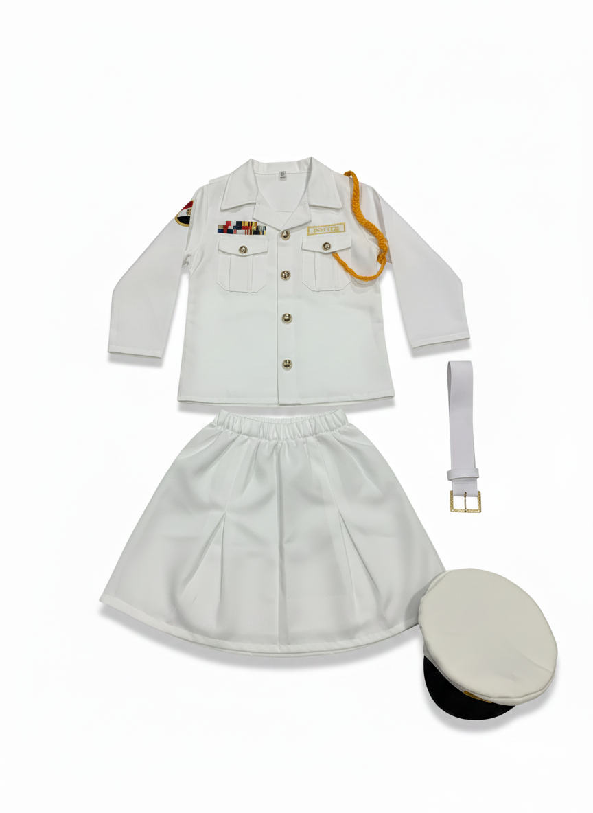 Girl Egyptian Police Officer Dress-Up Costume Set