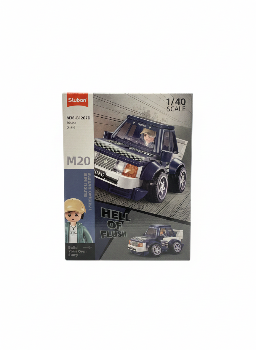 Sluban M23 Hell of Flush Racing Building Blocks (M38-B1208C)