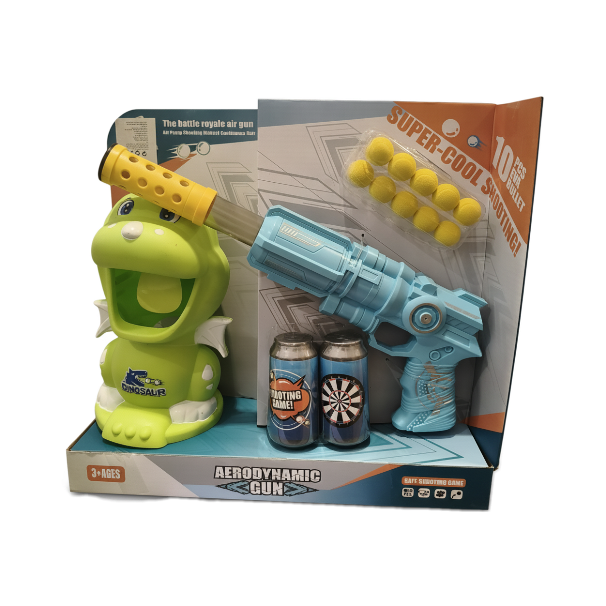 Aerodynamic Gun Battle Royale Dinosaur Shooting Game Set