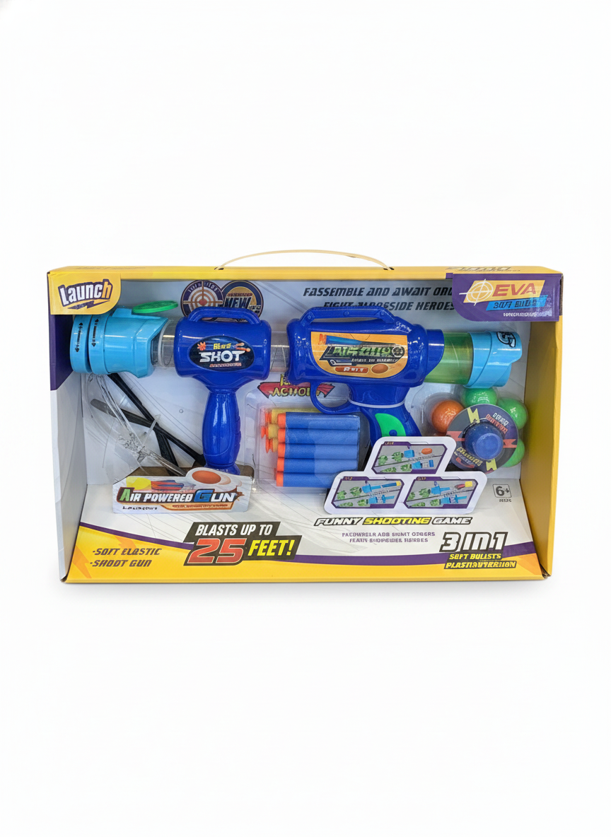 Launch 3-in-1 Soft Bullets Blasting Version (EVA Soft Bullet Upgraded Version)