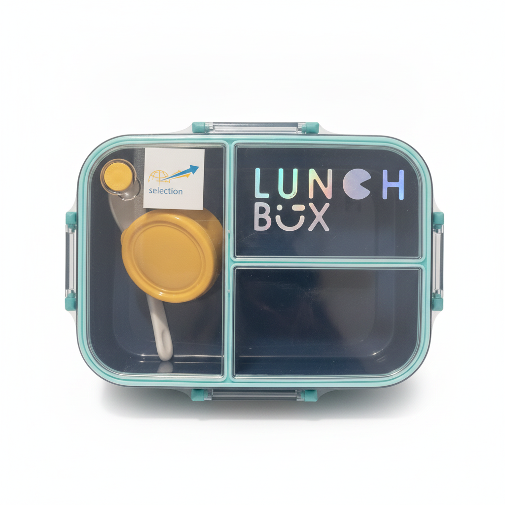 Aqua Multi-Compartment Lunch Box