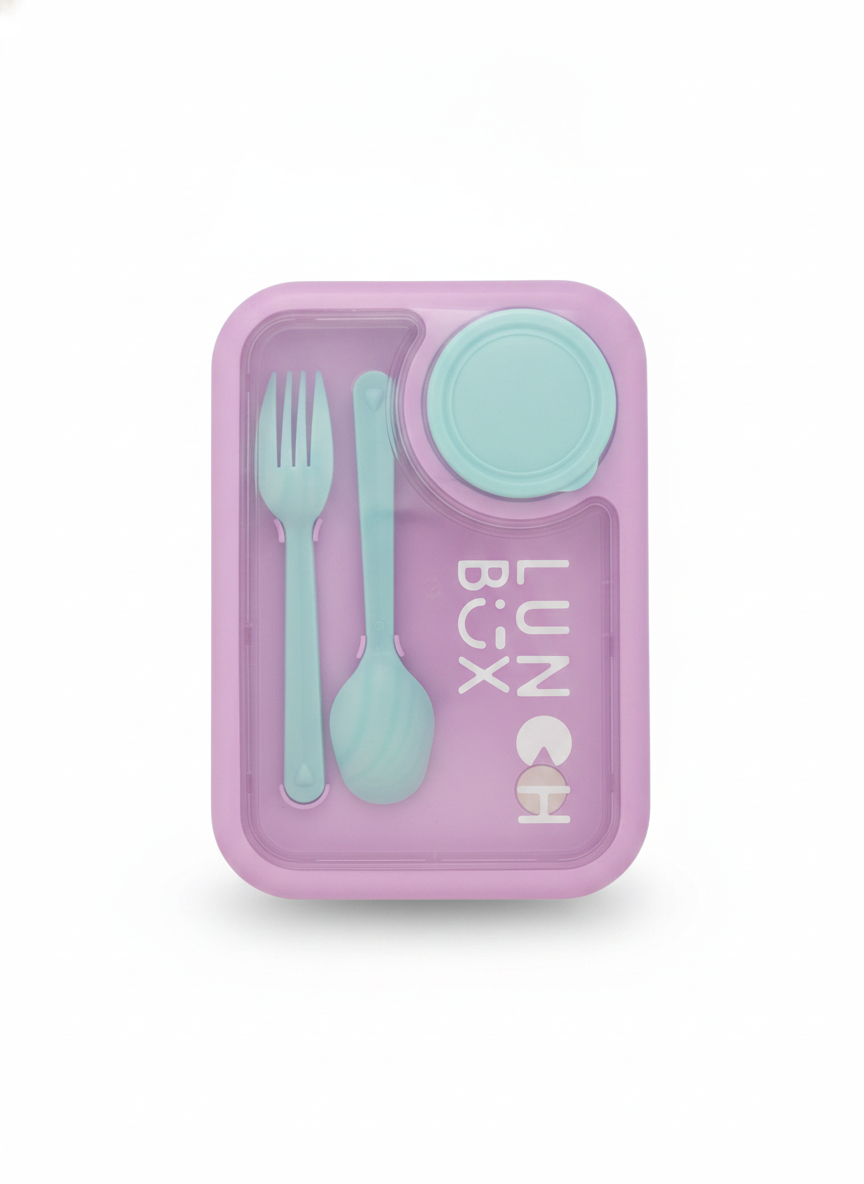 LUNCH BOX with Utensils