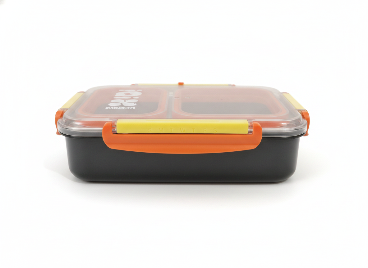 AKISON Stainless Steel Bento Lunch Box with Fork