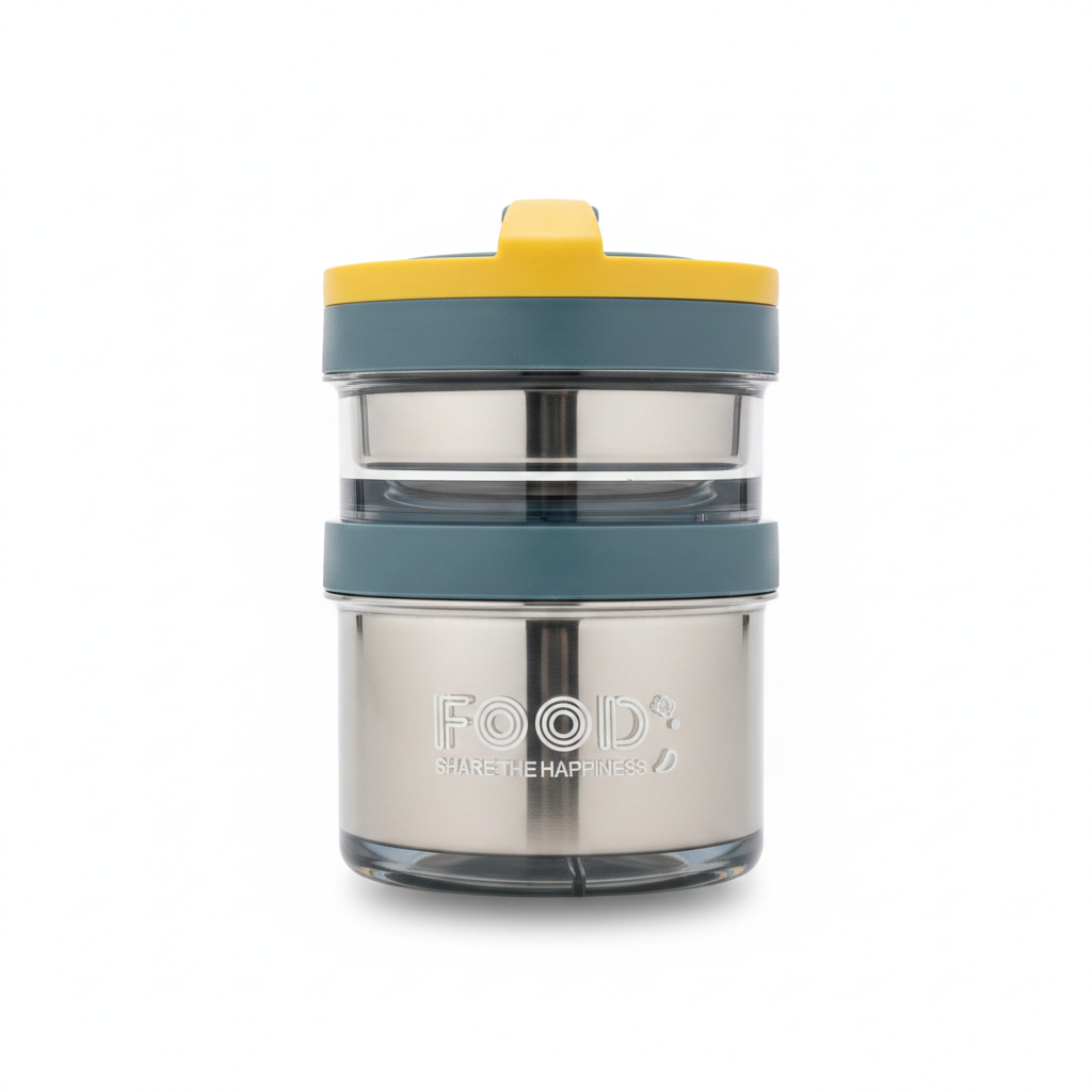 FOOD SHARE THE HAPPINESS Multi-Tier Container