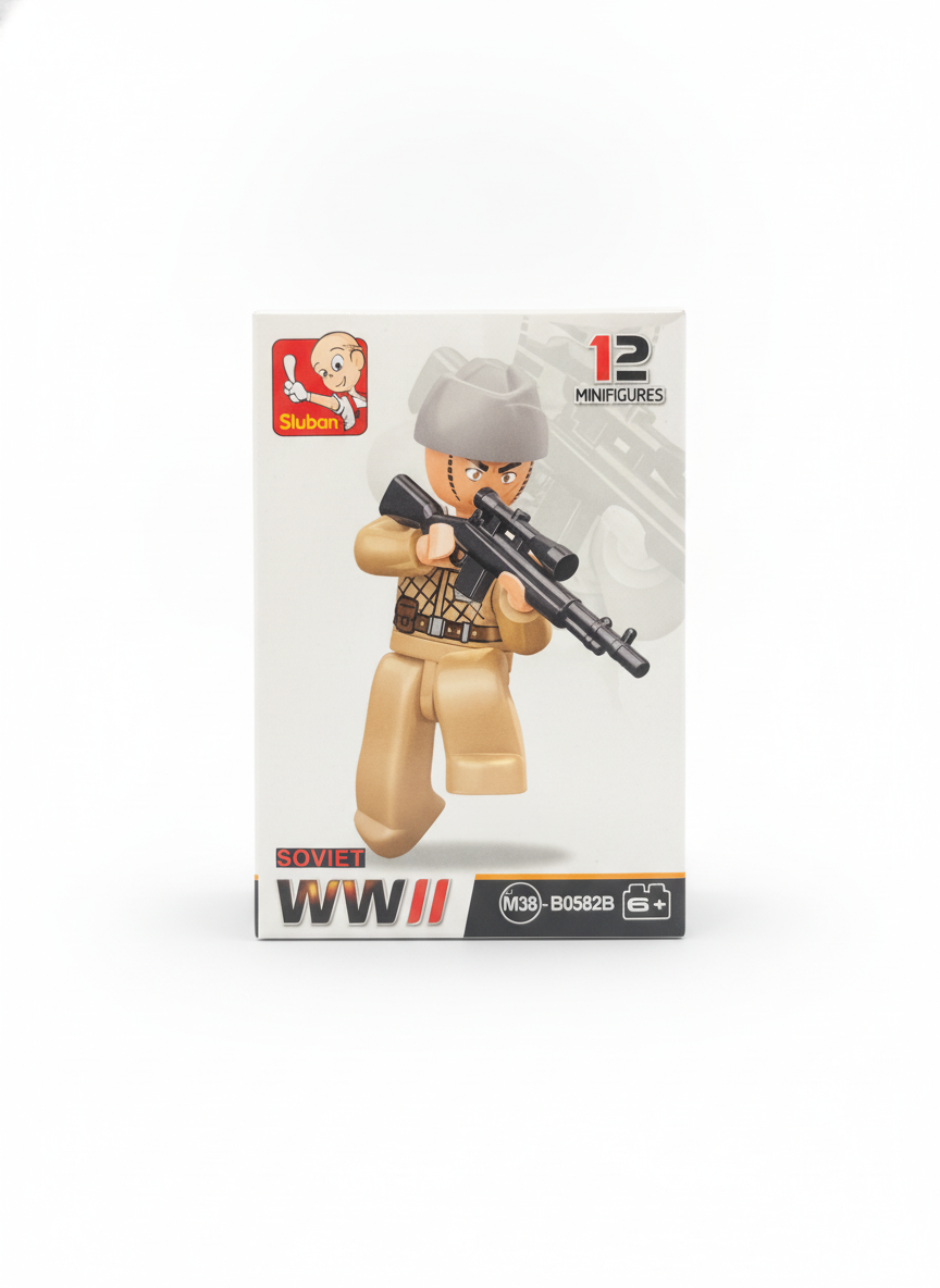 Sluban England WWII Collectible Minifigure Blind Box (Series 12)