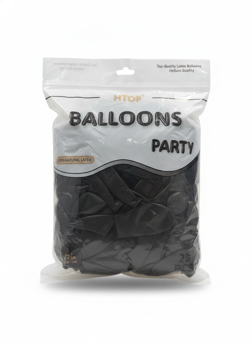 HTOP Balloons Party - Top-Quality Latex Balloons (18-inch, 45cm, 25 Pcs)