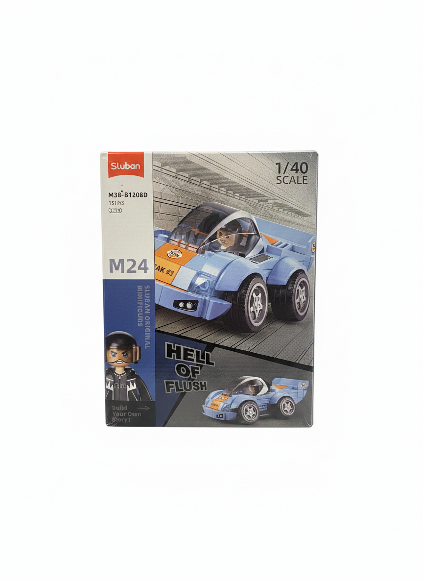 Sluban M23 Hell of Flush Racing Building Blocks (M38-B1208C)