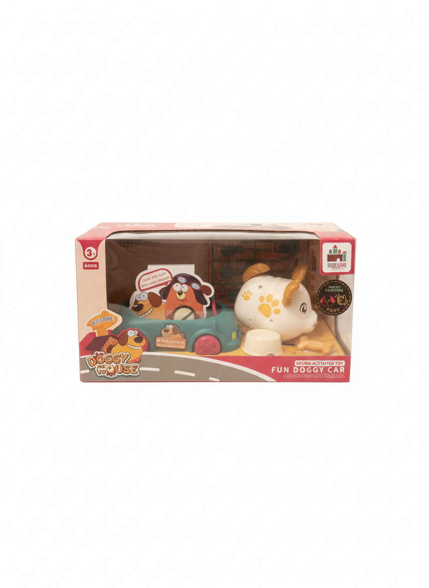 Doggy House Fun Activated Toy Fun Doggy Car