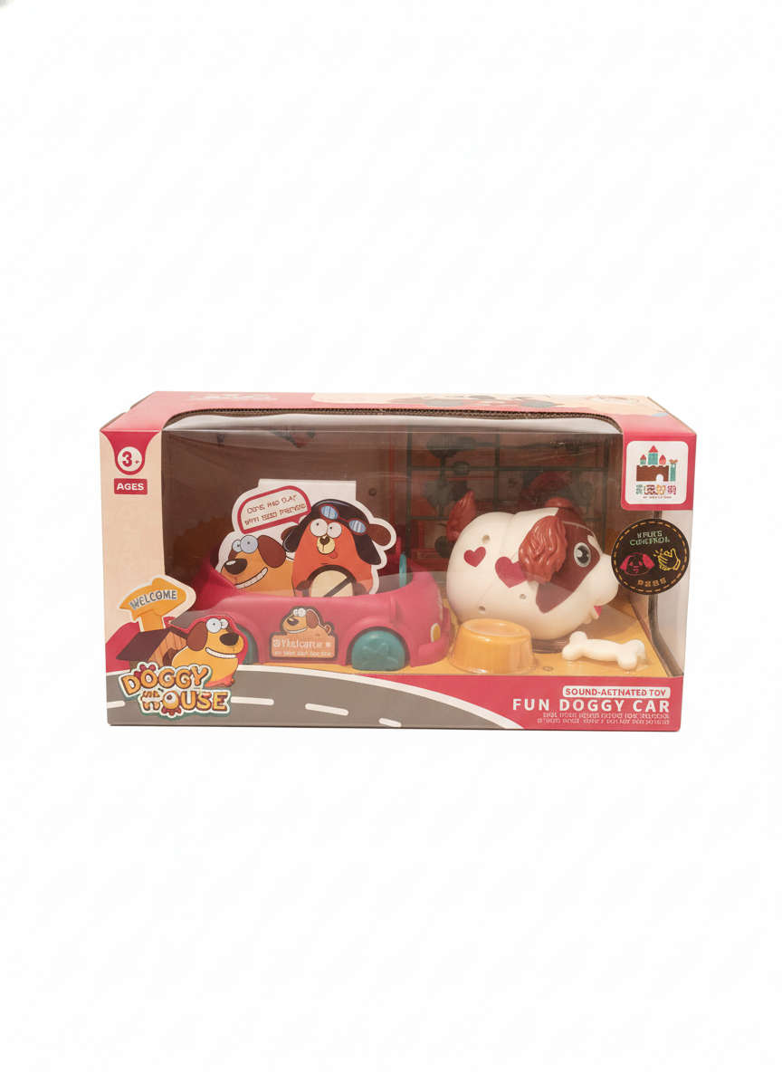 Doggy House Fun Activated Toy Fun Doggy Car