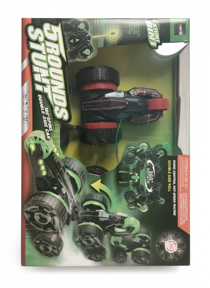 MKB Stunt 6 In 1 ( 5 Rounds Stunt ) 360 Spins Double-side Car
