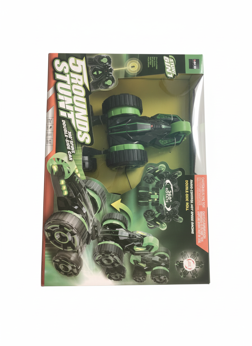 MKB Stunt 6 In 1 ( 5 Rounds Stunt ) 360 Spins Double-side Car