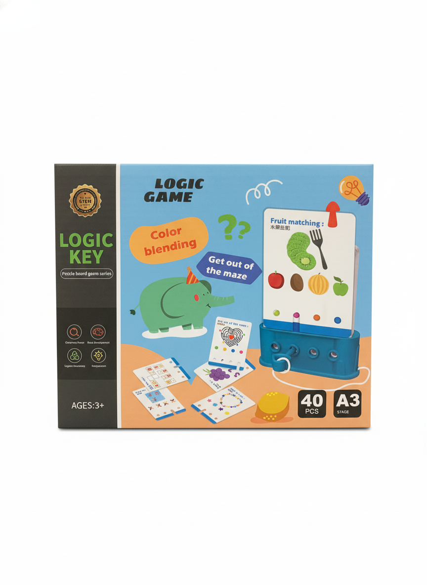 Logic Key Logic Game (Puzzle Board Game Series)