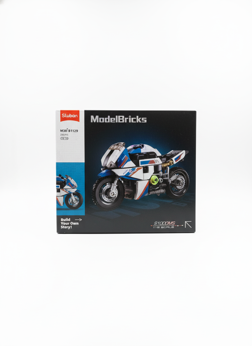 Model Bricks Motorcycle Lego