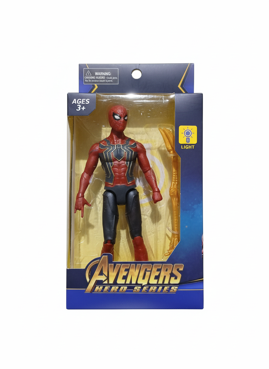 Avengers Hero Series Light-Up Action Figures - Hulk & Spider-Man