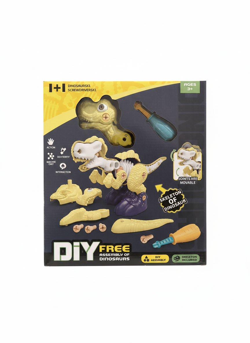 DIY Free Assembly Dinosaur Kit