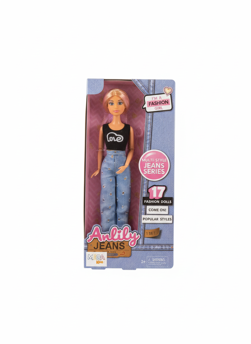Anlily Multi-Style Jeans Series Fashion Doll