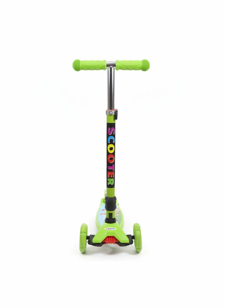 Foldable Scooter with Colored Light