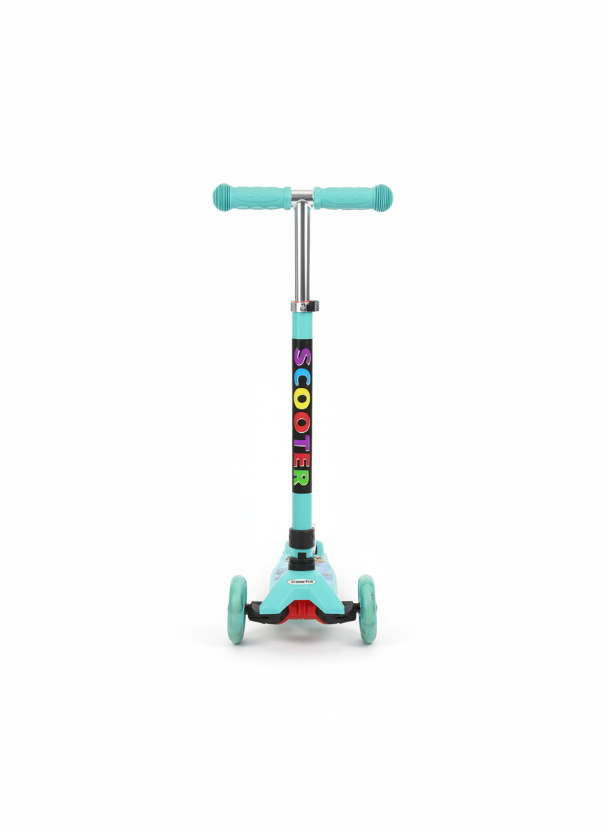 Foldable Scooter with Colored Light