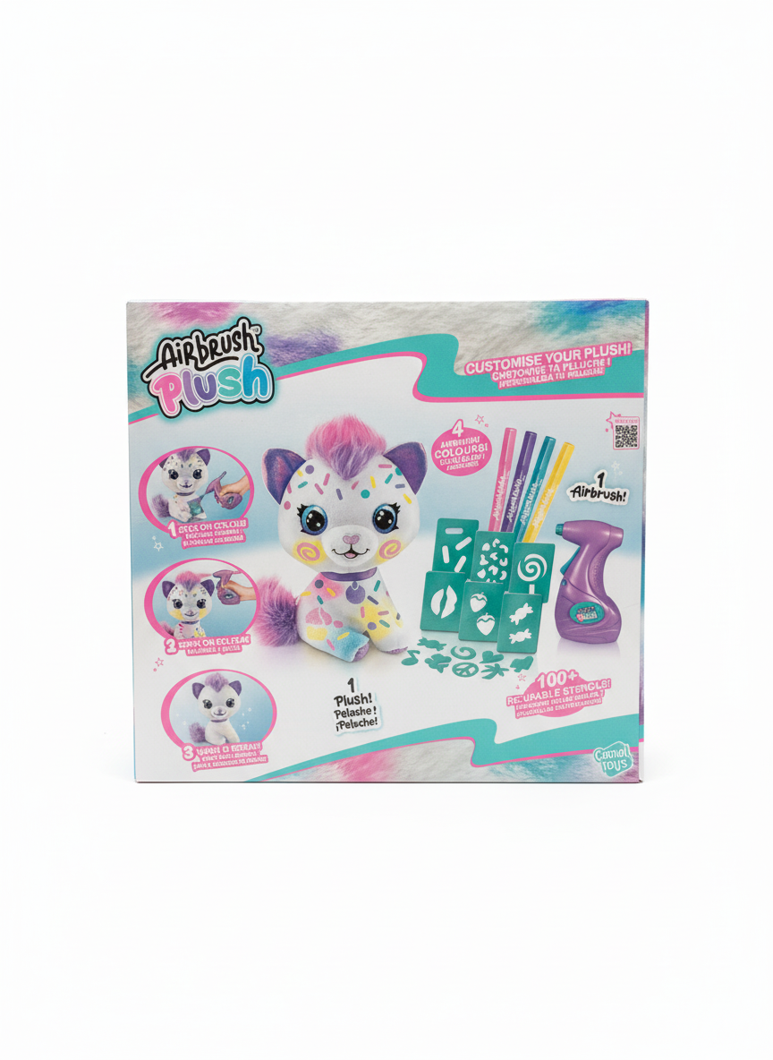 Airbrush Plush Kitty (Chaton / Gatito)