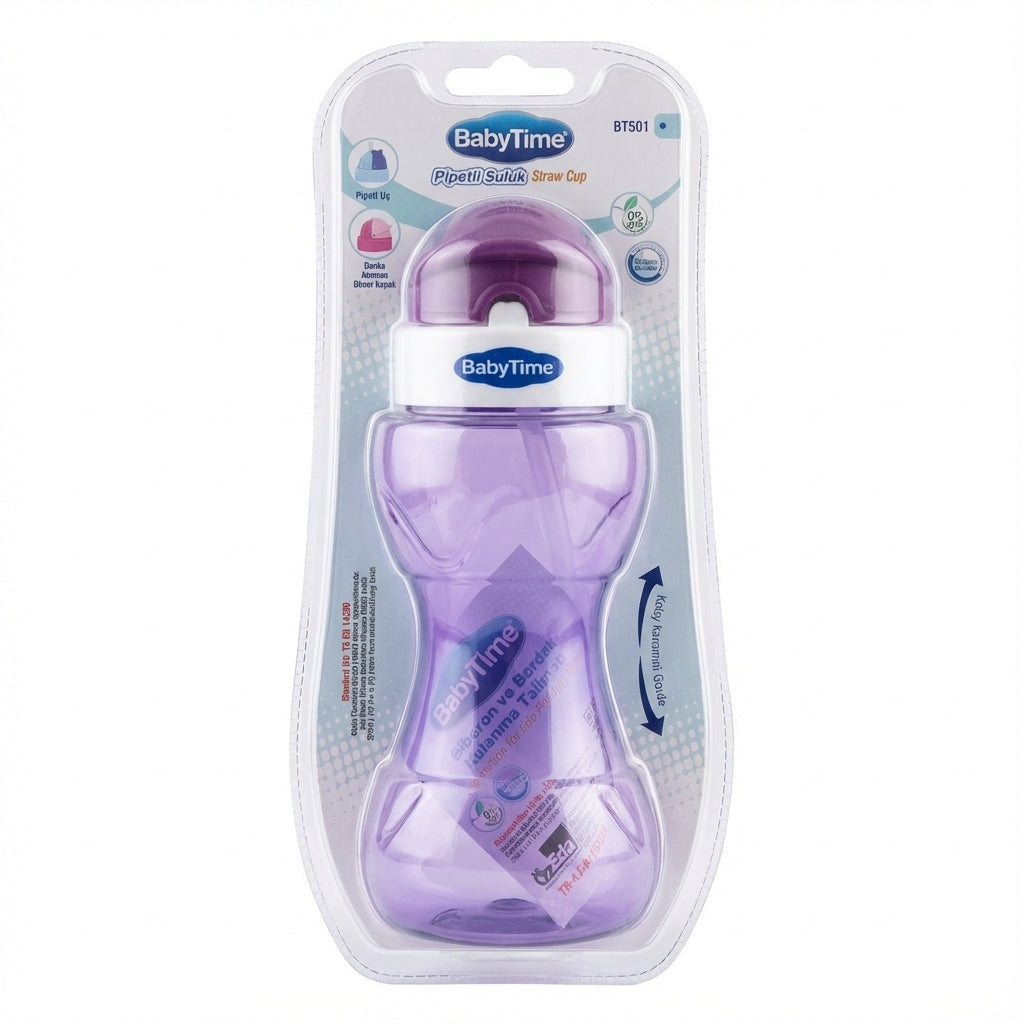 BabyTime Pipetli Suluk Straw Cup BT501