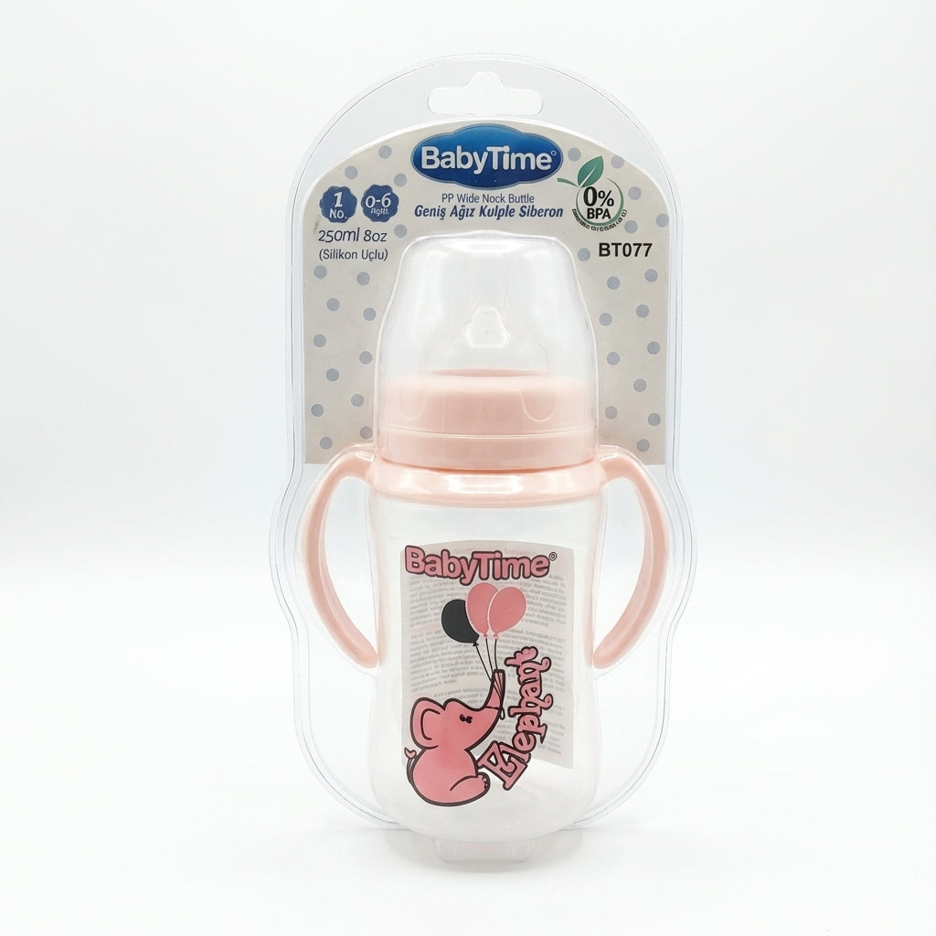BabyTime PP Wide Neck Handled Bottle