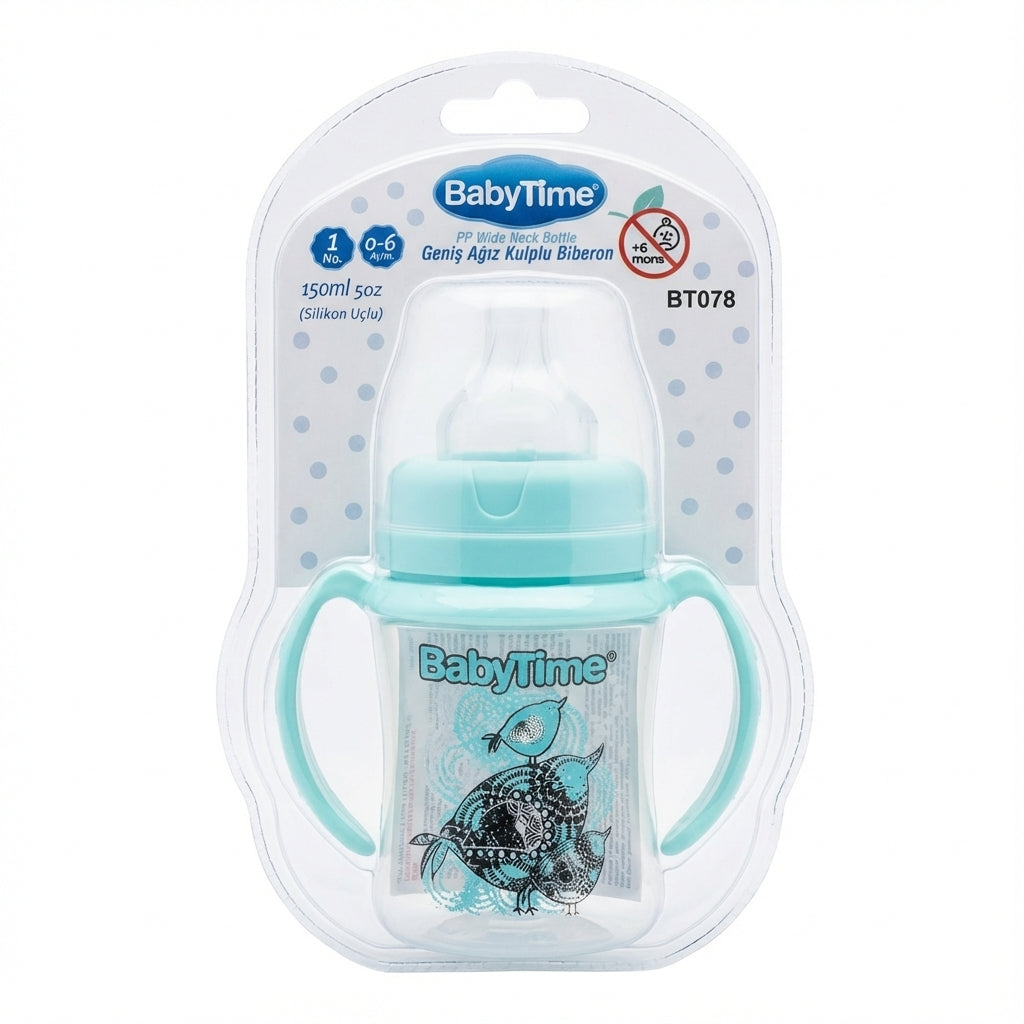 BabyTime PP Wide Neck Bottle with Handles