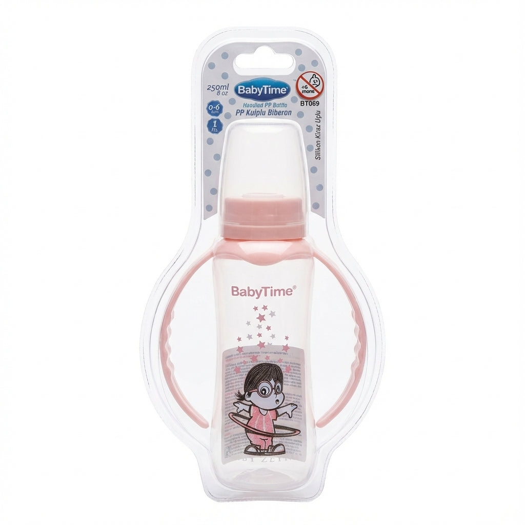 BabyTime Handled PP Bottle, 250ml