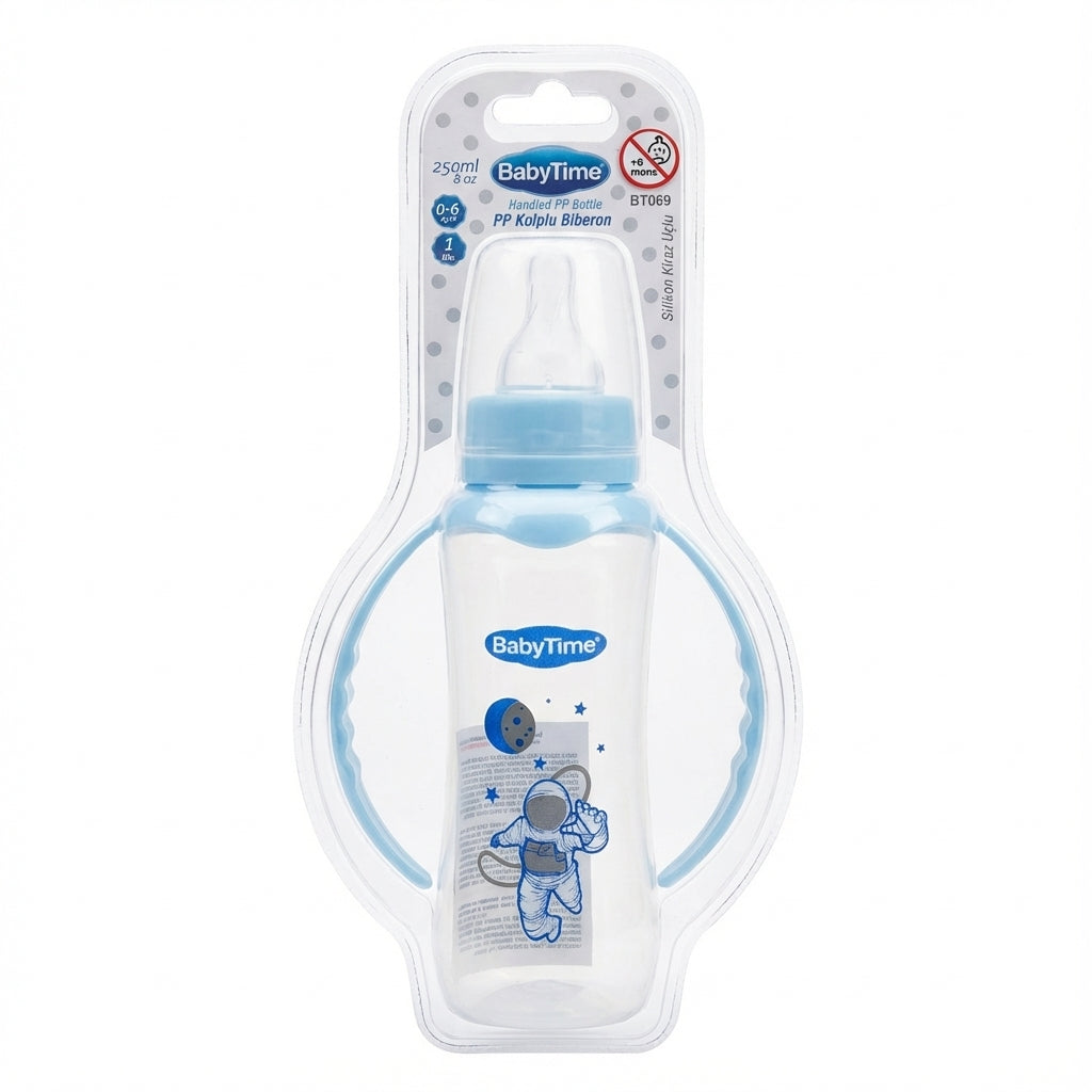 BabyTime Handled PP Bottle, 250ml