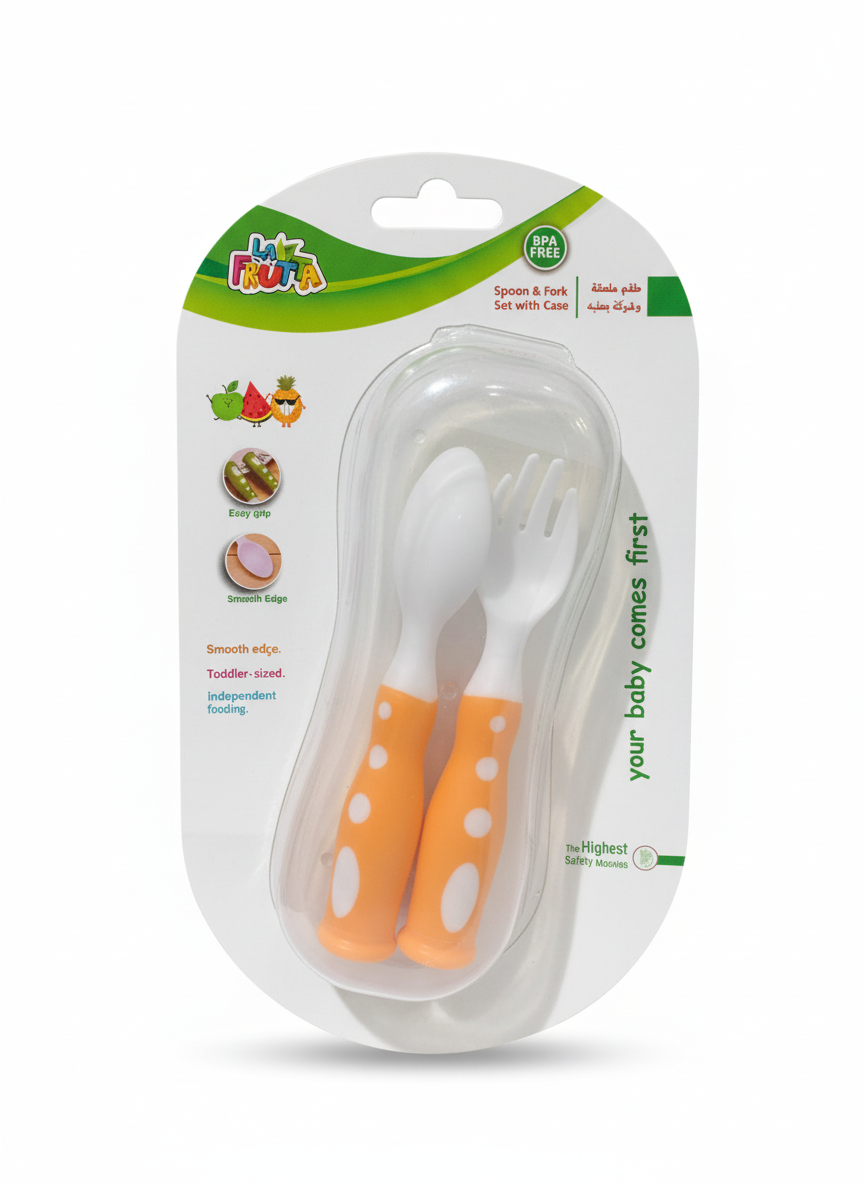La Frutta Spoon & Fork Set with Case