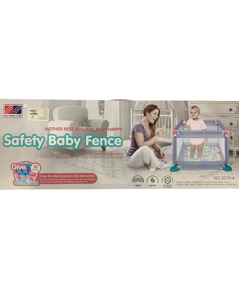 Mother Rest Assured safety baby Fence