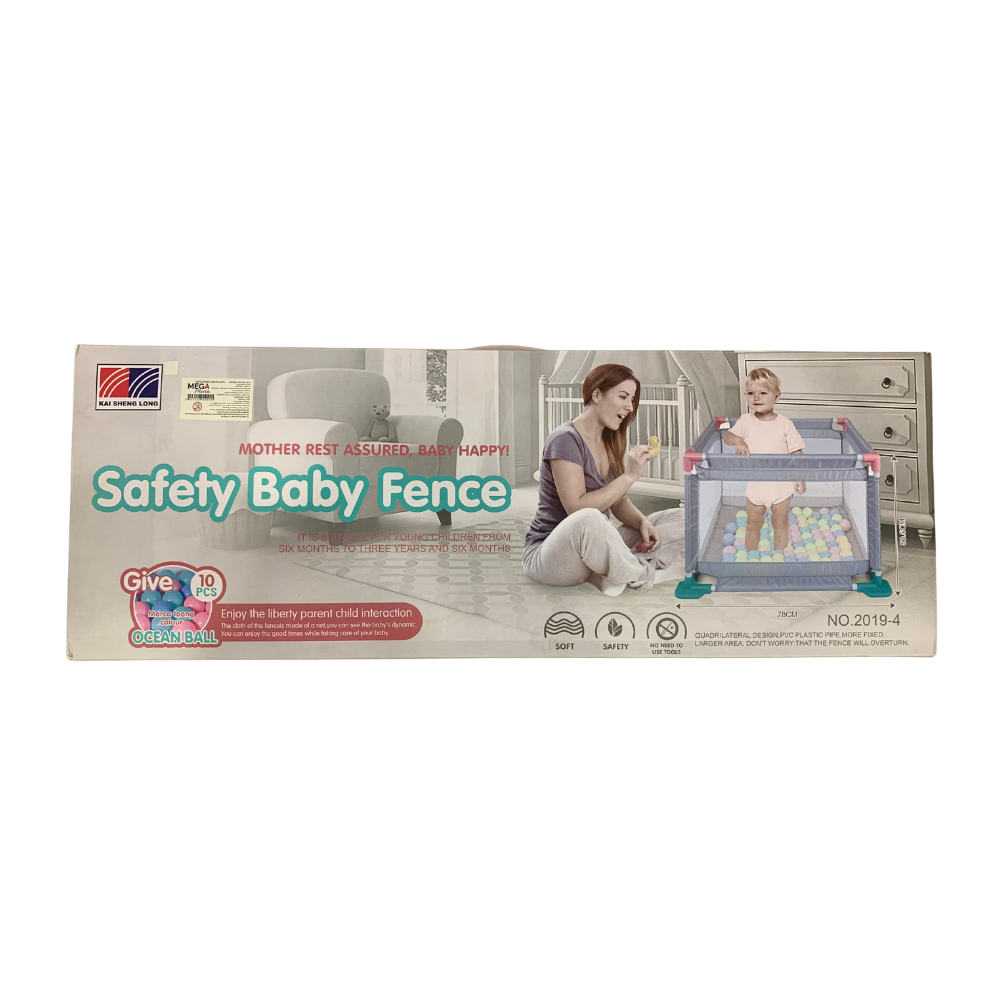 Mother Rest Assured safety baby Fence