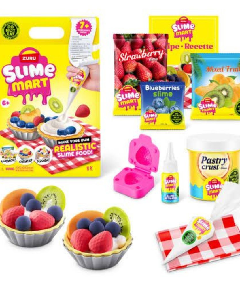 Zuru Slime Mart Small Shopping Bag Fruit Tart ,Bulk