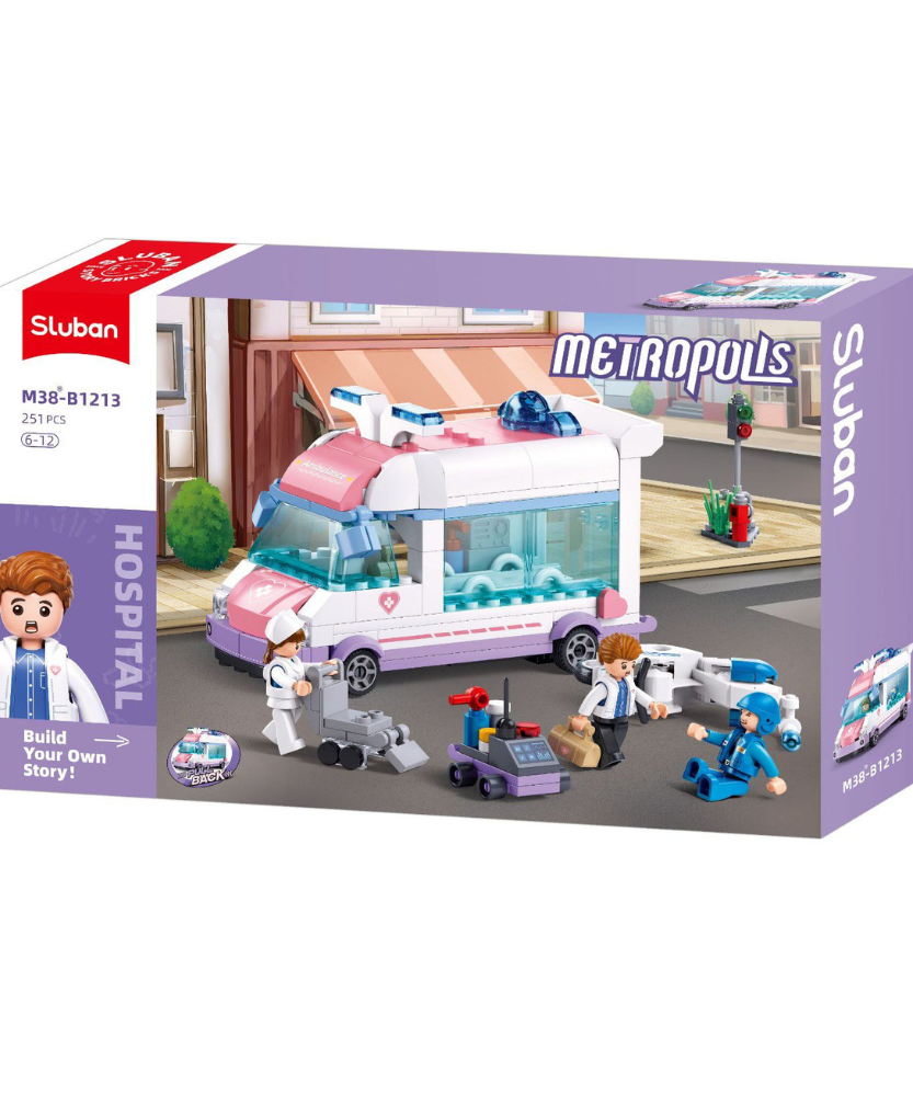 Metropolis Pull Back Car Lego