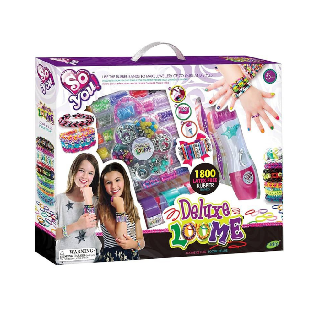 Deluxe Loome Use The Rubber Bands To Make Jewellery Colors And Styles