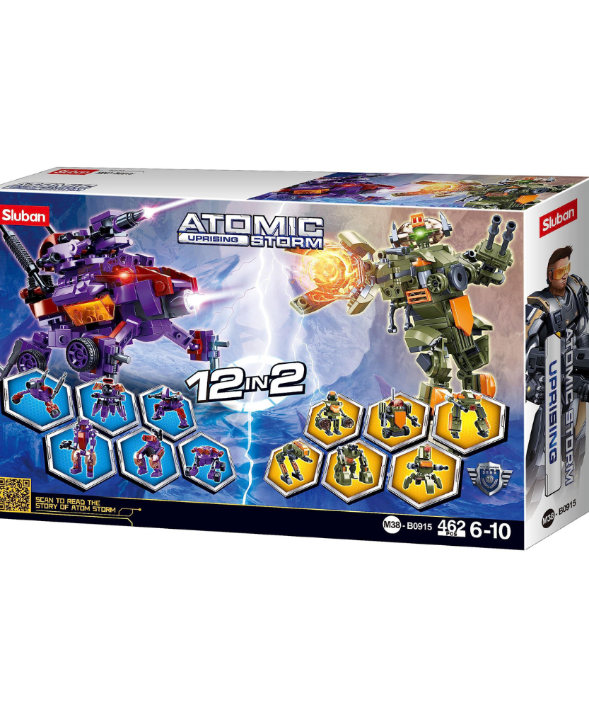 Atomic Uprising Storm 12in2 462 PCS Lego