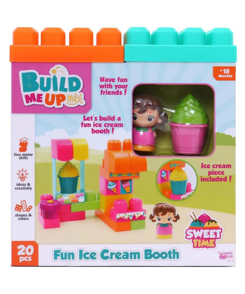 Build Me Up Maxi Fun Ice Cream Booth 20 PCS