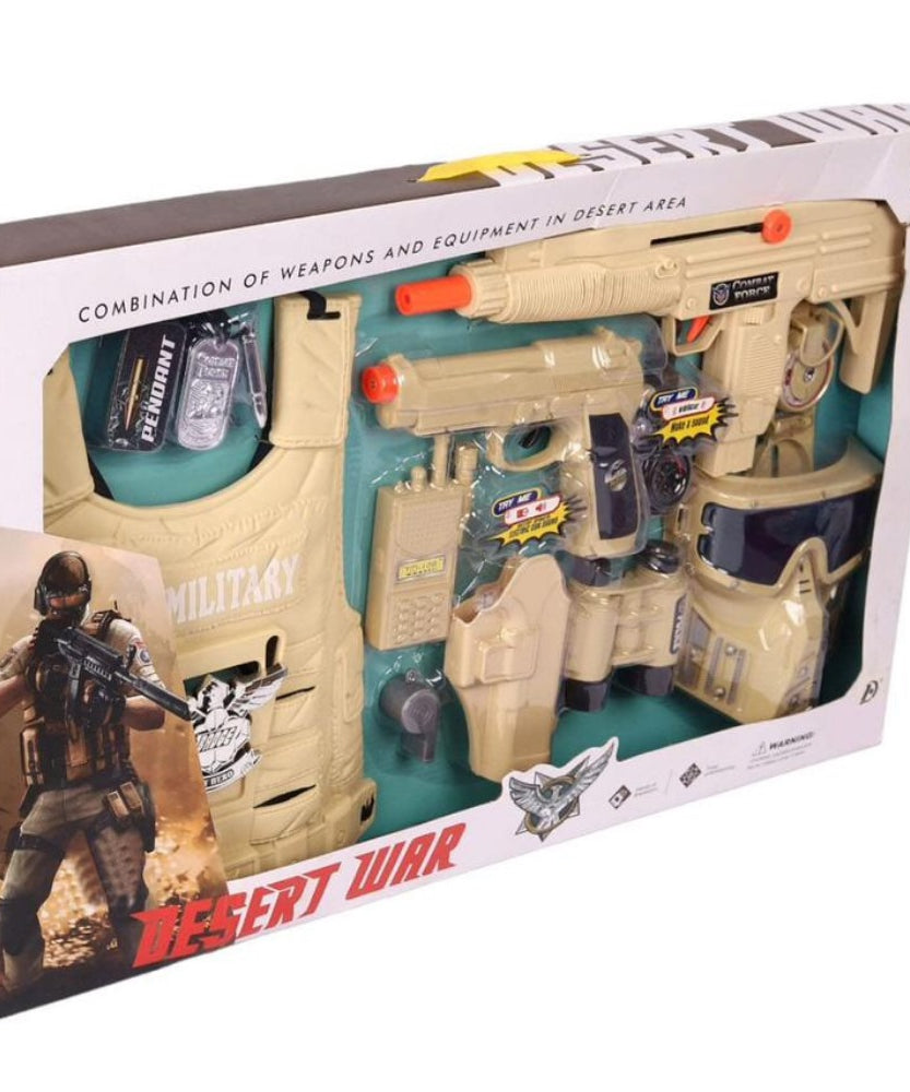 Combination Of Weapons And Equipment In Desert War