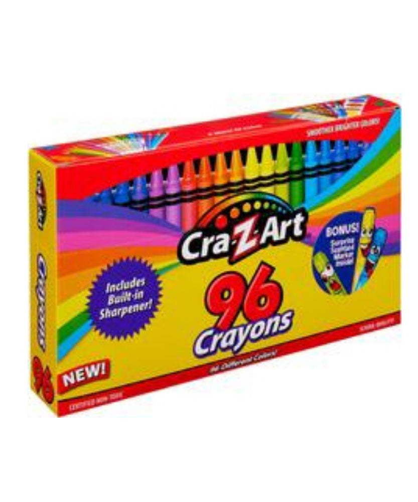 Smoother Brighter Colors 96 Crayons