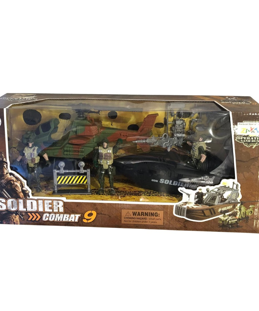 Soldier Combat Force Black boat 208
