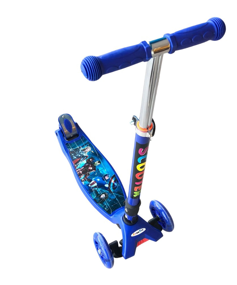 Foldable Scooter with Colored Light