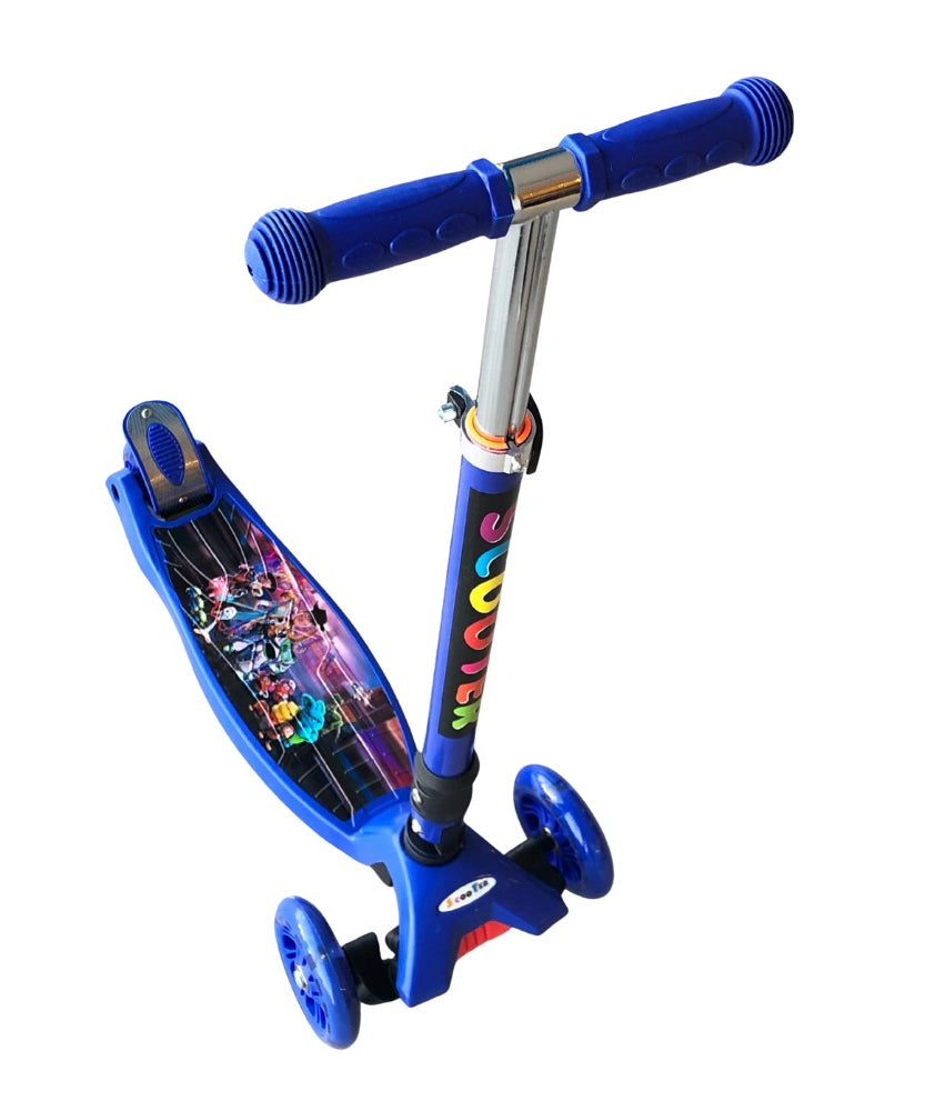 Foldable Scooter with Colored Light