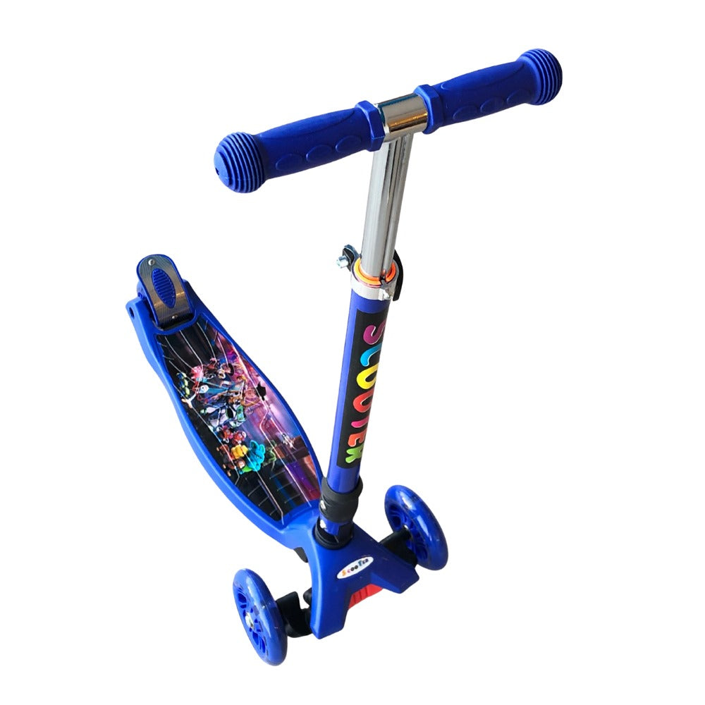 Foldable Scooter with Colored Light