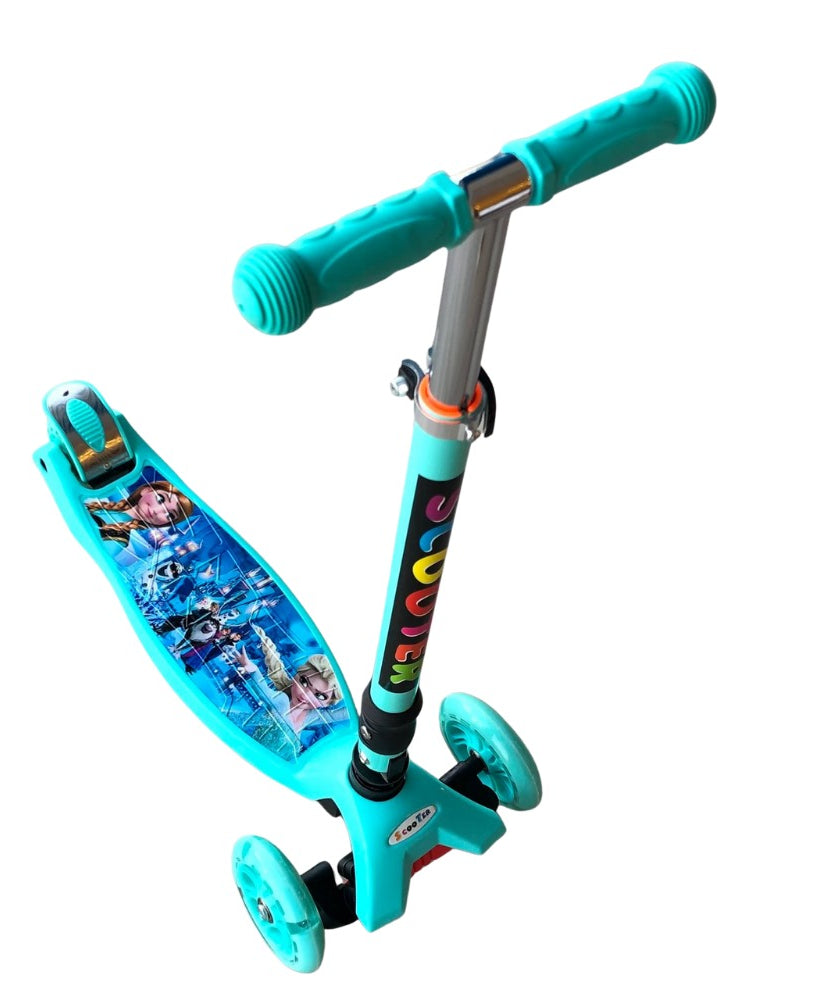 Foldable Scooter with Colored Light